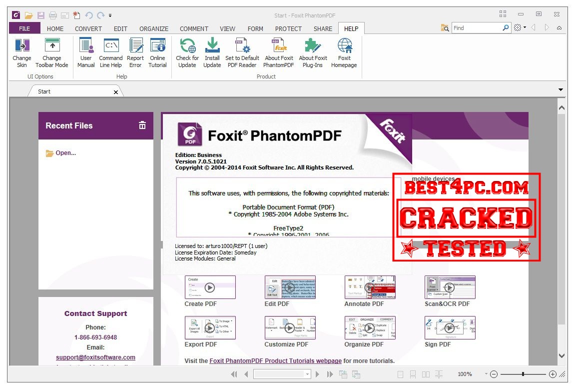 kode aktivasi foxit phantom pdf key